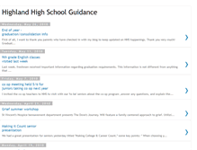 Tablet Screenshot of highlandhighschool.blogspot.com