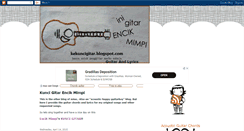 Desktop Screenshot of kekuncigitar.blogspot.com