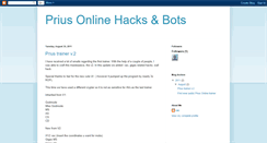 Desktop Screenshot of priusonlinehacks.blogspot.com