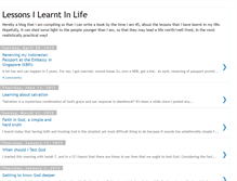 Tablet Screenshot of lessonsilearntinlife.blogspot.com