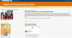 Desktop Screenshot of bastadepensamientounico.blogspot.com