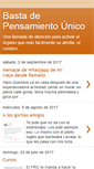 Mobile Screenshot of bastadepensamientounico.blogspot.com