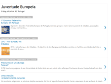 Tablet Screenshot of juventude-europeia.blogspot.com
