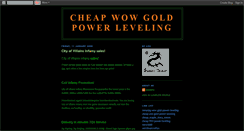 Desktop Screenshot of mmorpg-wow-gold-power-leveling.blogspot.com
