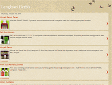 Tablet Screenshot of langkawiherbs.blogspot.com