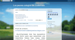 Desktop Screenshot of lospeorescolegiosdeguatemala-joselam.blogspot.com