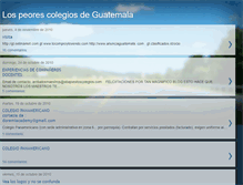 Tablet Screenshot of lospeorescolegiosdeguatemala-joselam.blogspot.com