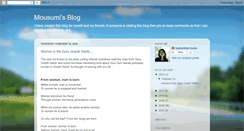 Desktop Screenshot of mousumiblog.blogspot.com