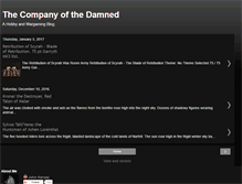 Tablet Screenshot of companyofthedamned.blogspot.com