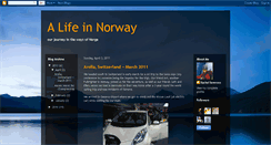 Desktop Screenshot of alifeinnorway.blogspot.com