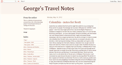 Desktop Screenshot of georgestravelnotes.blogspot.com