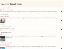 Tablet Screenshot of georgestravelnotes.blogspot.com