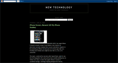 Desktop Screenshot of newtechnology999.blogspot.com