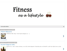 Tablet Screenshot of fitnessgirl-lifestyle.blogspot.com