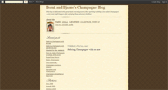 Desktop Screenshot of champagneblog.blogspot.com