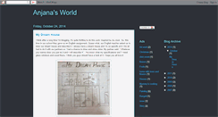 Desktop Screenshot of anjanas-world.blogspot.com