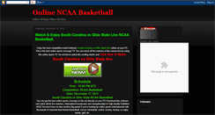 Desktop Screenshot of onlinencaabasketball.blogspot.com