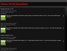 Tablet Screenshot of onlinencaabasketball.blogspot.com