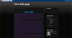 Desktop Screenshot of iloveladygaga456987123.blogspot.com