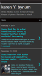 Mobile Screenshot of karenbynum.blogspot.com