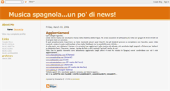 Desktop Screenshot of musicaspagnolanews.blogspot.com