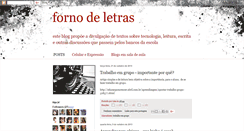 Desktop Screenshot of fornodeletras.blogspot.com