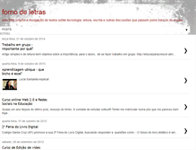 Tablet Screenshot of fornodeletras.blogspot.com