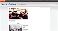 Desktop Screenshot of fansofsystemofadown.blogspot.com