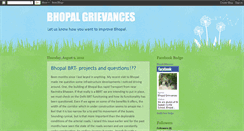 Desktop Screenshot of bhopalgrievances.blogspot.com