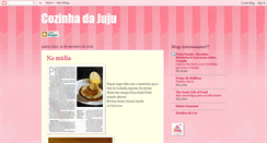Desktop Screenshot of cozinhadajuju.blogspot.com