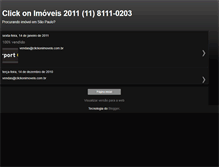 Tablet Screenshot of clickonimoveis.blogspot.com