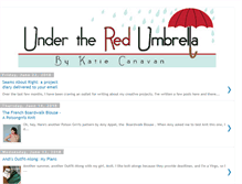 Tablet Screenshot of katiesredumbrella.blogspot.com