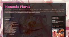 Desktop Screenshot of pintandoflores.blogspot.com