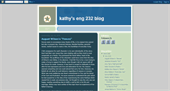Desktop Screenshot of kathyseng232blog.blogspot.com