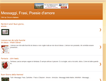 Tablet Screenshot of messaggi-damore.blogspot.com