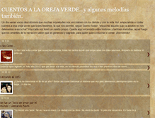 Tablet Screenshot of cuentosalaorejaverde.blogspot.com