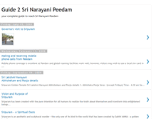Tablet Screenshot of guide2srinarayanipeeedam.blogspot.com