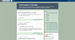Desktop Screenshot of konfis-wehingen.blogspot.com