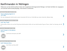Tablet Screenshot of konfis-wehingen.blogspot.com