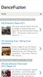 Mobile Screenshot of dancefuzion.blogspot.com