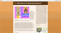 Desktop Screenshot of blessingofsisterhood.blogspot.com