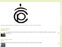 Tablet Screenshot of consejodepadresteresiano.blogspot.com