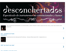 Tablet Screenshot of desconchertados.blogspot.com