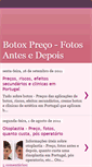 Mobile Screenshot of botoxprecoantesedepois.blogspot.com