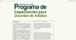 Desktop Screenshot of dea-capacitacion2010.blogspot.com