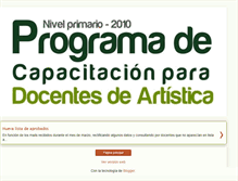 Tablet Screenshot of dea-capacitacion2010.blogspot.com