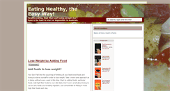 Desktop Screenshot of healthyeatingeasy.blogspot.com