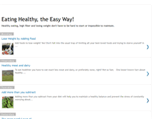 Tablet Screenshot of healthyeatingeasy.blogspot.com