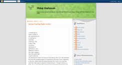 Desktop Screenshot of hidupusahawan.blogspot.com
