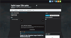 Desktop Screenshot of englishleaguesmatches.blogspot.com